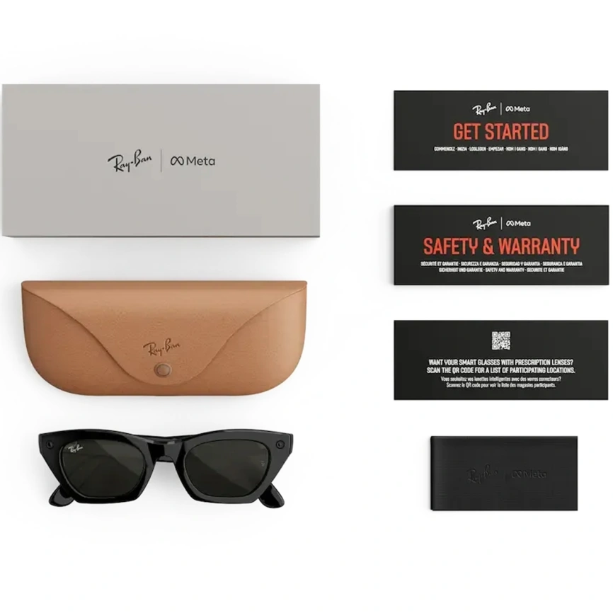 Умные очки Ray-Ban Zena (Gen 3) Shiny Black Standard Green фото 5