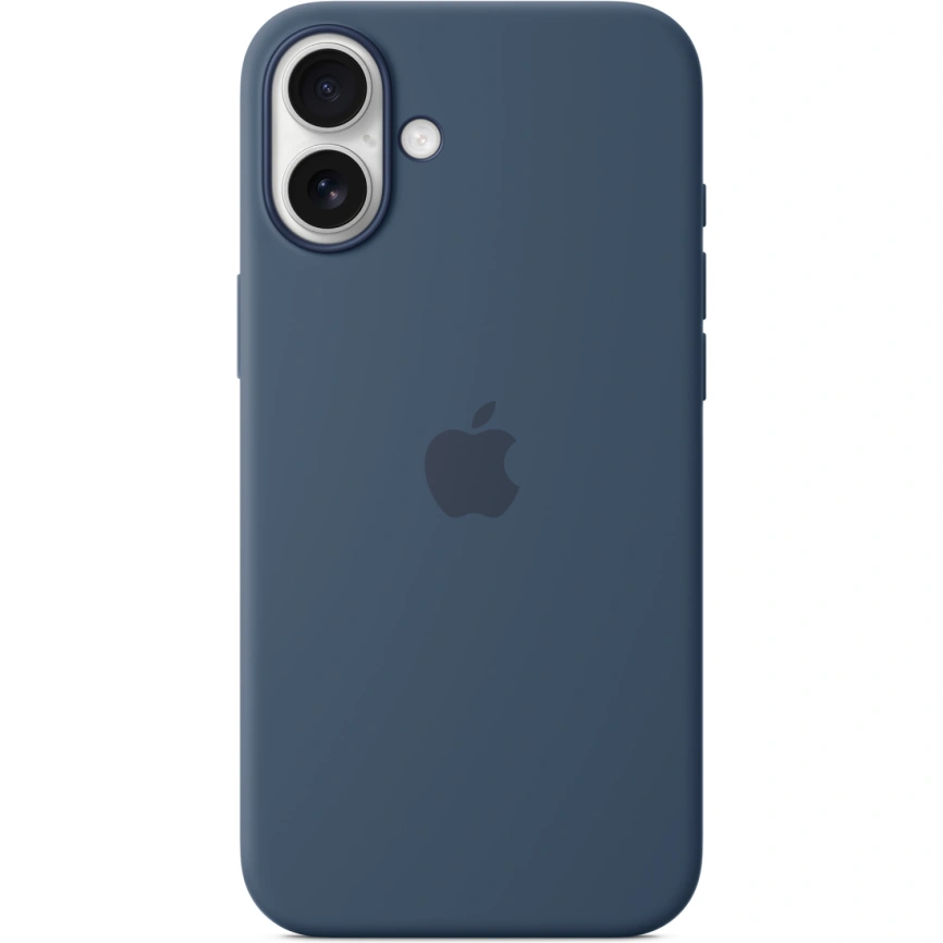 Чехол Apple Silicone Case with MagSafe для iPhone 16 Plus Denim фото 3