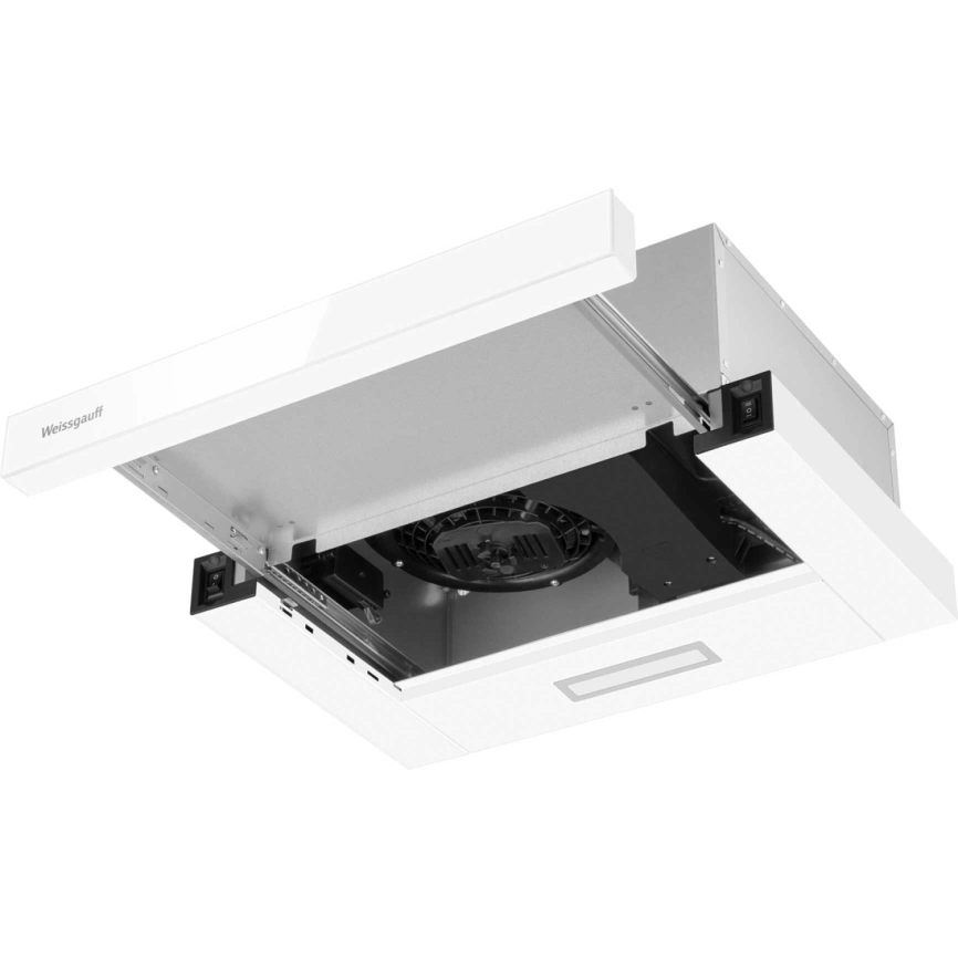 Встраиваемая вытяжка Weissgauff TEL 450 White Glass фото 3