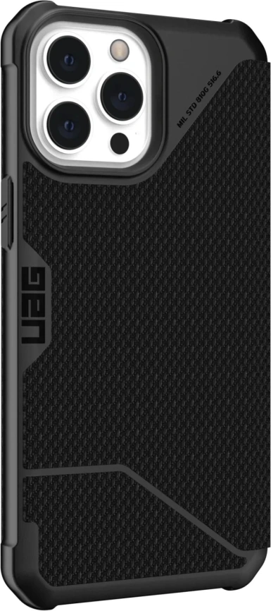 Чехол UAG Metropolis Folio для iPhone 13 Pro Max ( 113166113940) Kevlar Black фото 4