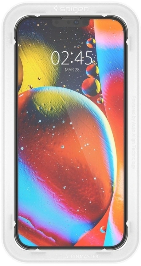Защитное стекло Spigen iPhone 13 Pro Max ALM Glass FC 2-Pack (AGL03377) фото 4