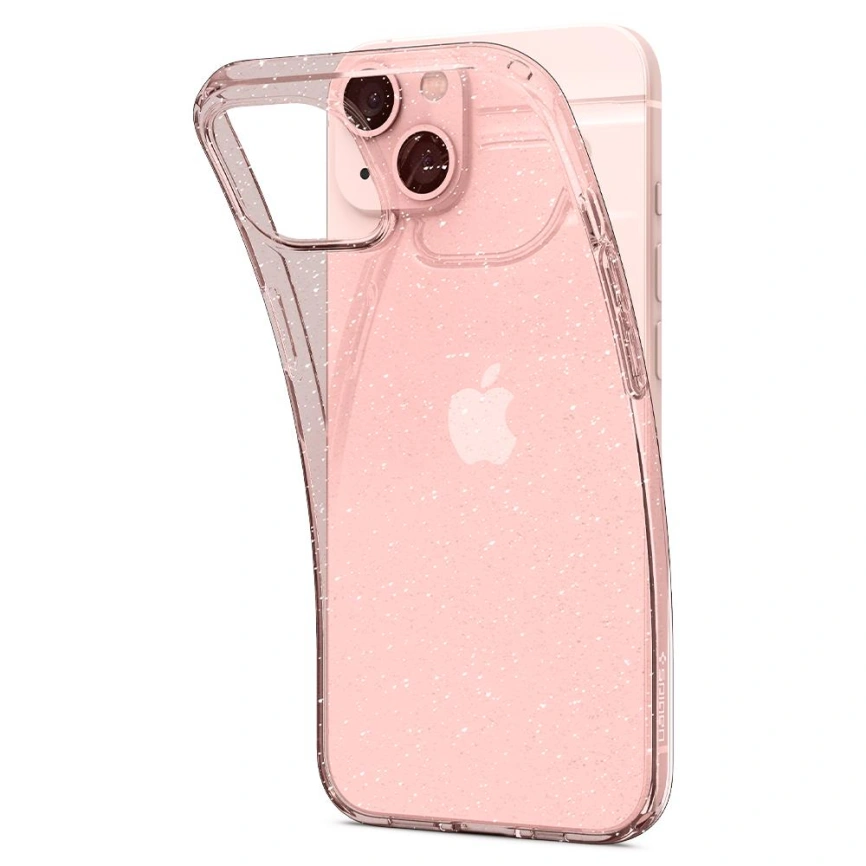 Чехол Spigen Liquid Crystal для iPhone 13 Mini (ACS03313) Glitter Rose фото 6