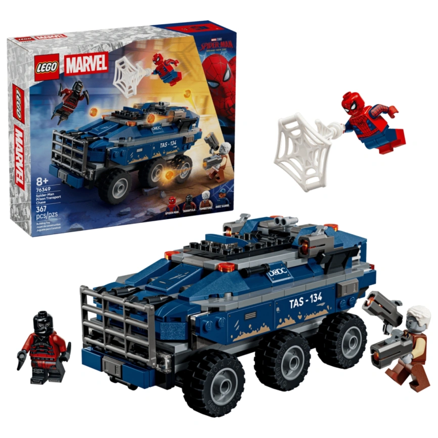 Конструктор LEGO Super Heroes Marvel Spider-Man: Prison Transport Chase 76349 фото 1