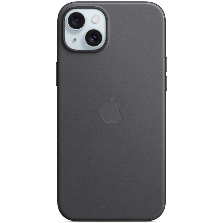 Чехол Apple FineWoven with MagSafe для iPhone 15 Black фото 2