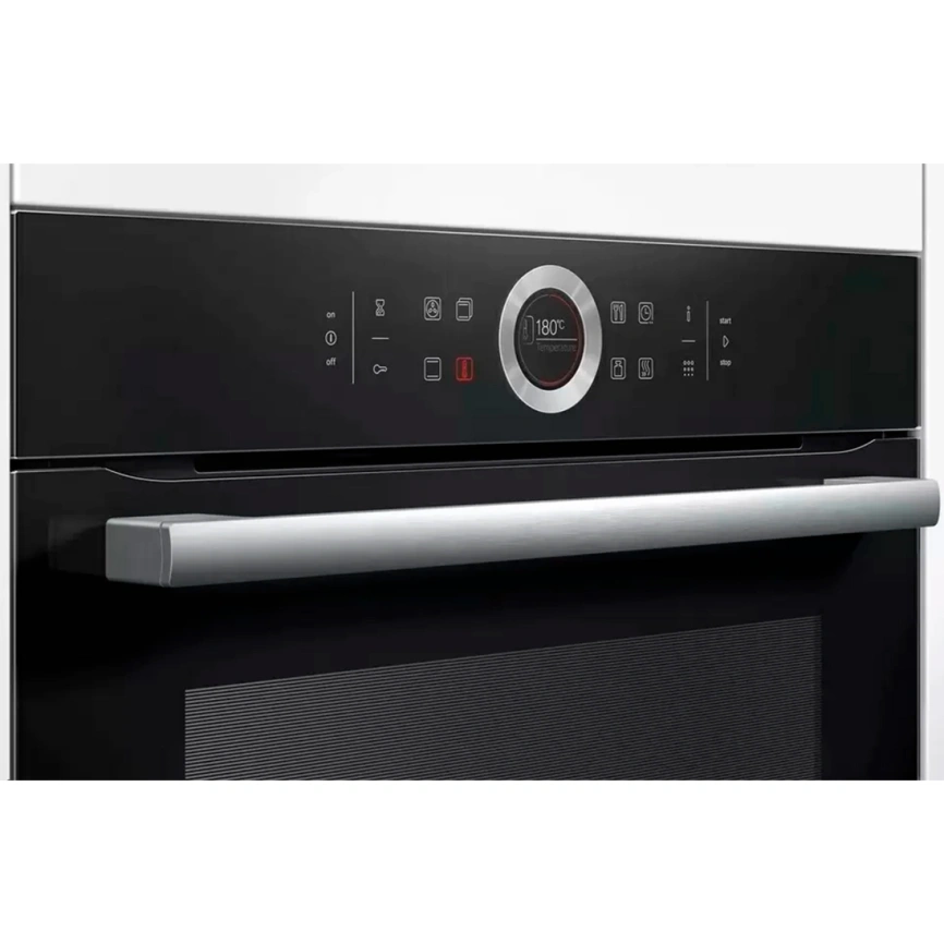 Электрический духовой шкаф Bosch Serie 8 HBG672BB1S Black фото 3