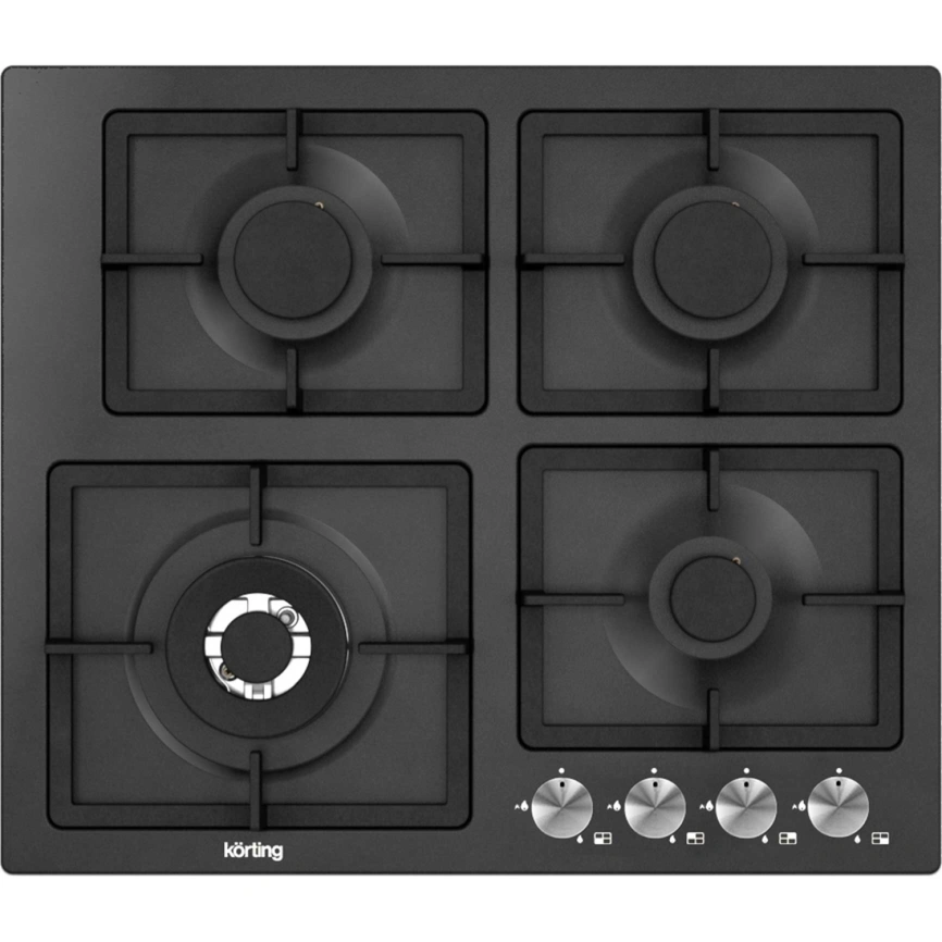 Газовая варочная панель Korting HG 697 CTN Black фото 1