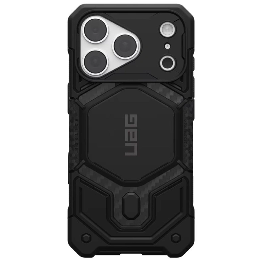Чехол UAG MagSafe Monarch Pro для iPhone 18 Pro Max Carbon Fiber (114568114242) фото 1