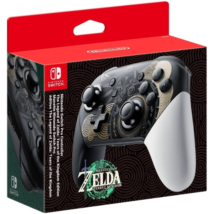 Джойстик беспроводной Nintendo Switch Pro Controller The Legend of Zelda: Tears of the Kingdom Edition фото 4
