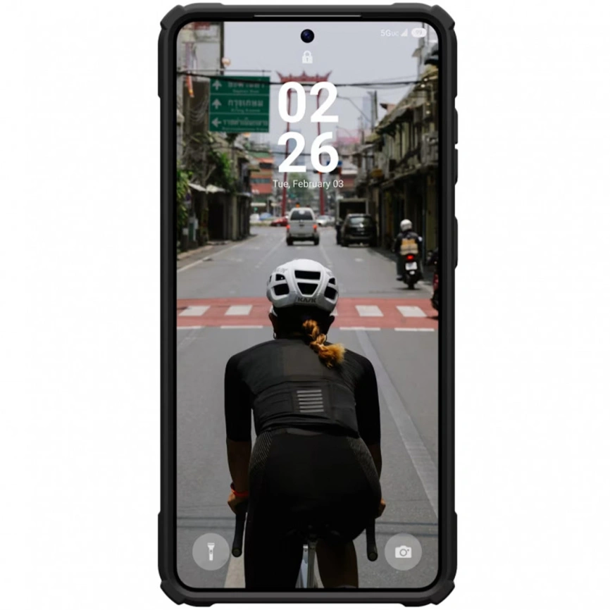 Чехол UAG Plasma XTE Case with MagSafe для Samsung Galaxy S26 Plus Black/Orange (214523114097) фото 3