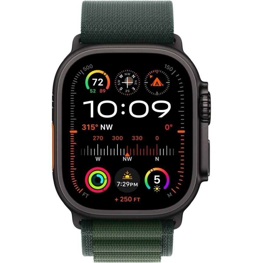 Ремешок Apple Watch Ultra 49mm Dark Green Alpine Loop S фото 3