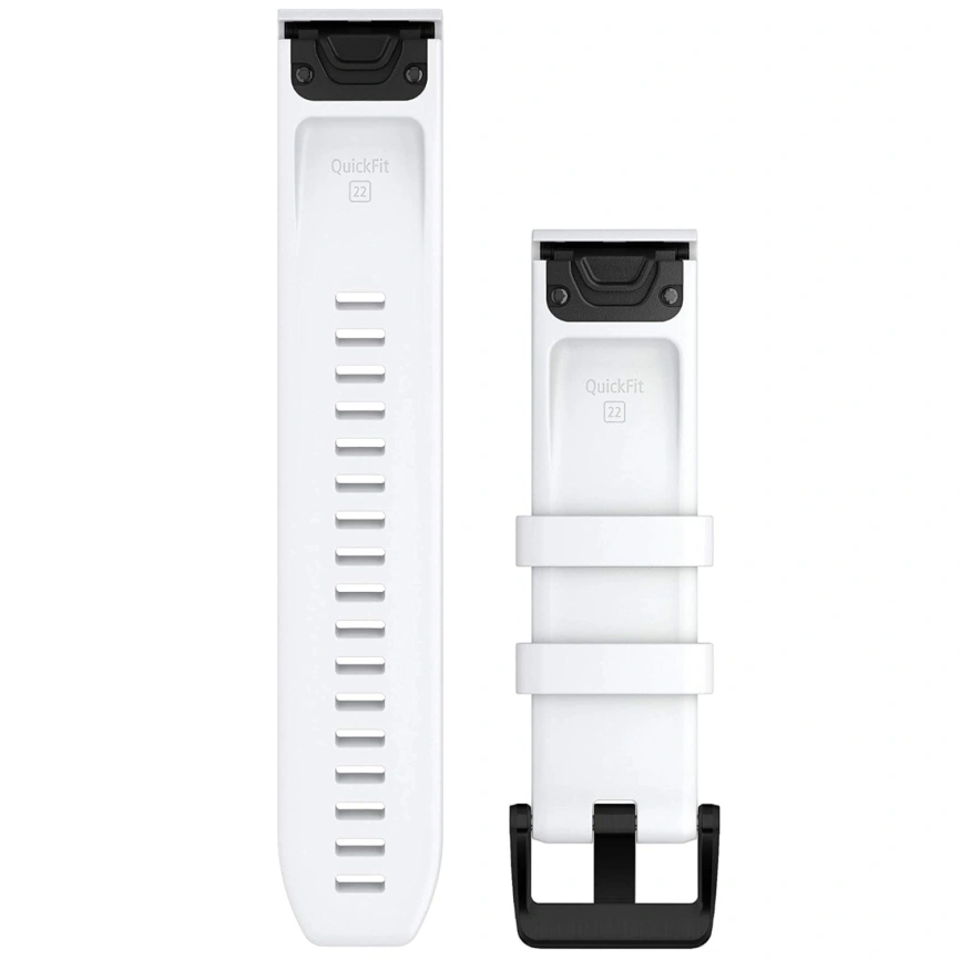 Ремешок Garmin QuickFit Silicone Watch Band (010-12901-01) 22mm White/Black фото 2