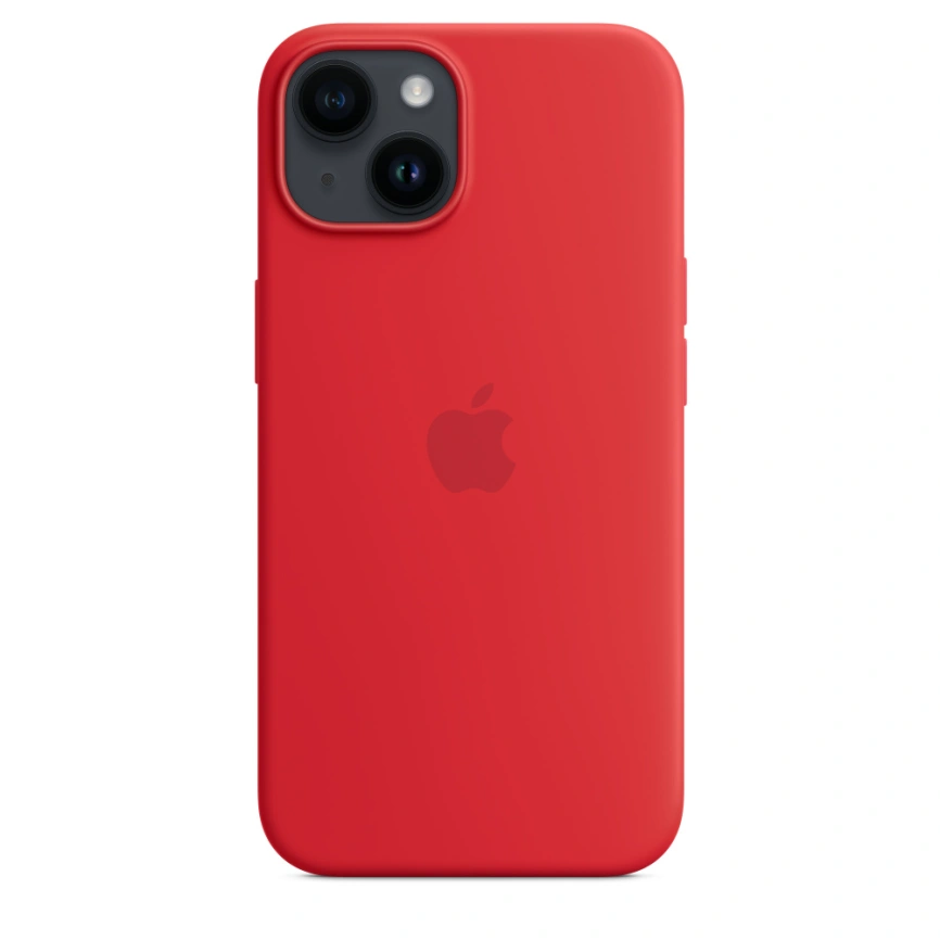 Силиконовый чехол Apple MagSafe для iPhone 14 (PRODUCT) RED фото 6