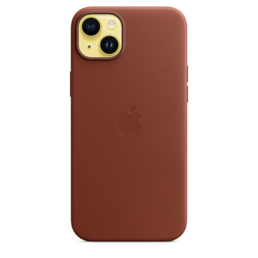 Кожаный чехол Apple для iPhone 14 Plus Umber фото 6