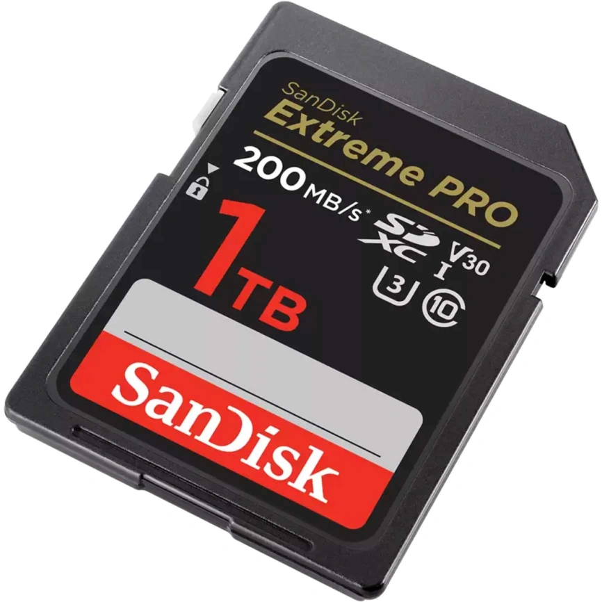 Карта памяти Sandisk Extreme Pro SDXC Class 10/V30 U3 SDSDXXD-1T00-GN4IN фото 3