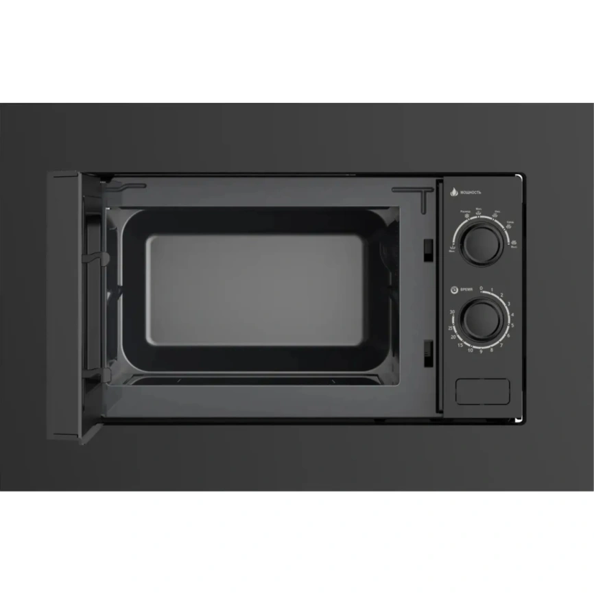 Микроволновая печь Weissgauff HMT-2016 BGL Flat Table Black фото 3