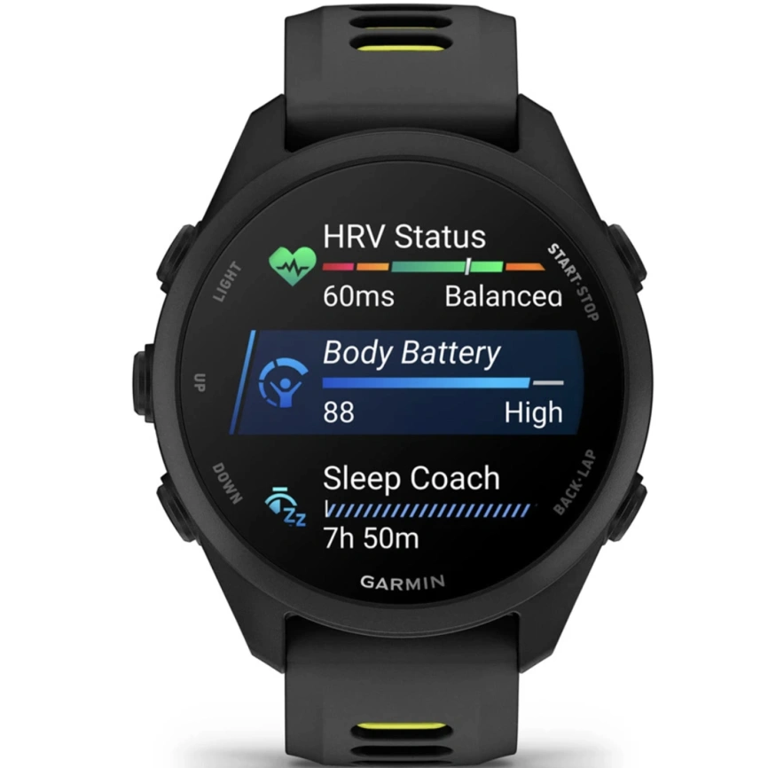 Смарт-часы Garmin Forerunner 170 Music (010-03920-10) Black/Amp Yellow фото 7