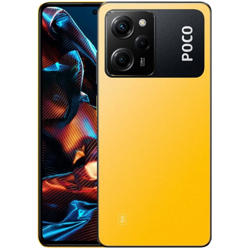 Смартфон XiaoMi Poco X5 Pro 5G 8/256Gb Yellow EAC фото 5