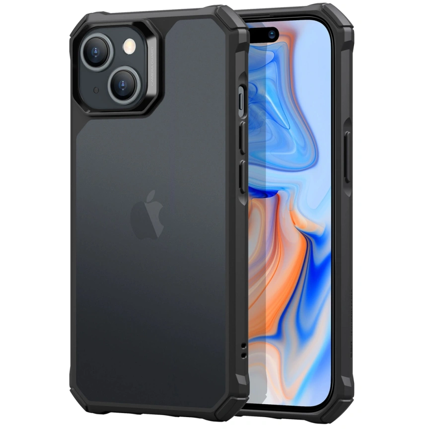 Чехол ESR Air Armor для iPhone 15 Frosted Black фото 1