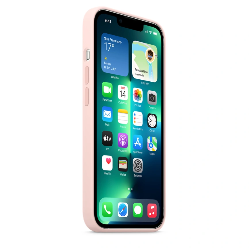 Силиконовый чехол Apple MagSafe для iPhone 13 Pro Pink фото 2