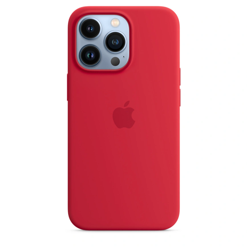 Силиконовый чехол Apple MagSafe для iPhone 13 Pro Red фото 6
