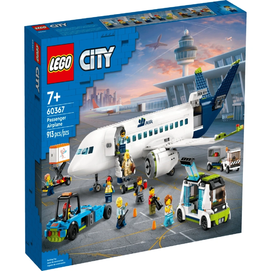 Конструктор LEGO City Passenger Airplane 60367 фото 2