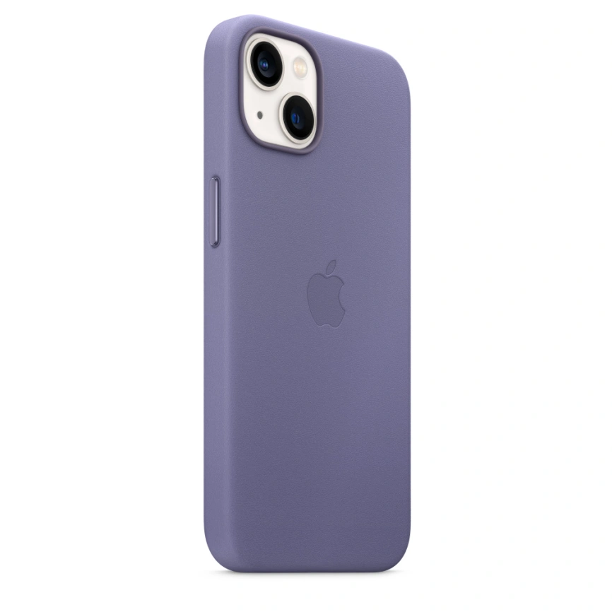 Кожаный чехол Apple MagSafe для iPhone 13 Сиреневая глициния фото 3