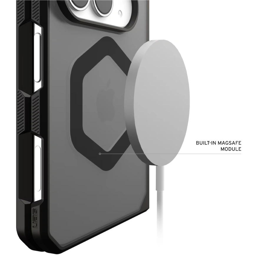 Чехол UAG Magsafe MOUVE для iPhone DUO Ash (114566113131) фото 6