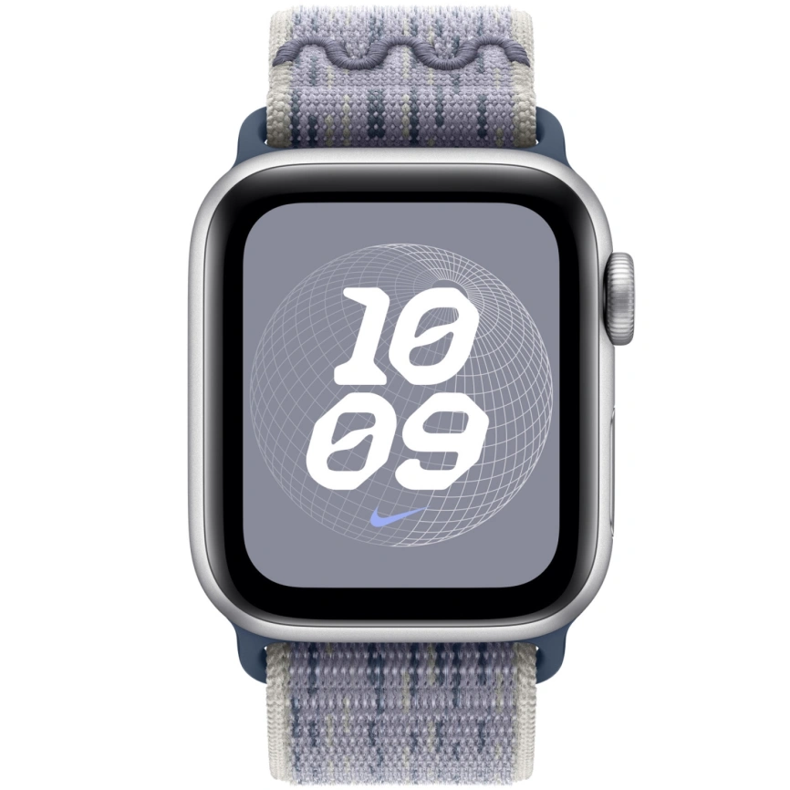 Ремешок Apple Watch 42mm Grey/Blue Nike Sport Loop фото 3