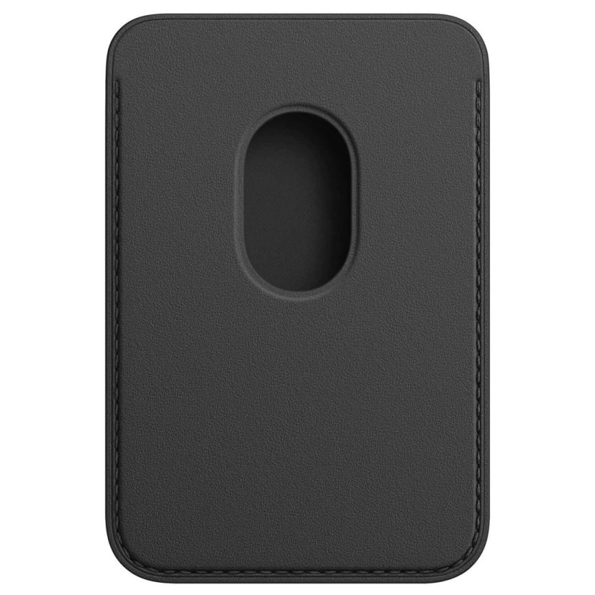 Картхолдер Apple iPhone Leather Wallet with MagSafe Midnight (MM0Y3) фото 2
