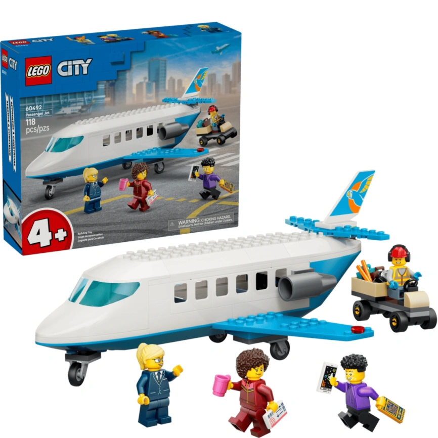 Конструктор LEGO City Passenger Jet 60492 фото 2