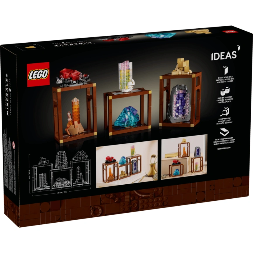 Конструктор LEGO Ideas Mineral Collection 21362 фото 6