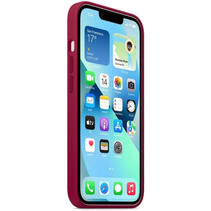 Накладка силиконовая MItrifON для iPhone 13 Pro (20559) Crimson фото 2