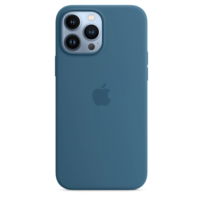 Силиконовый чехол Apple MagSafe для iPhone 13 Pro Max Полярная лазурь фото 1