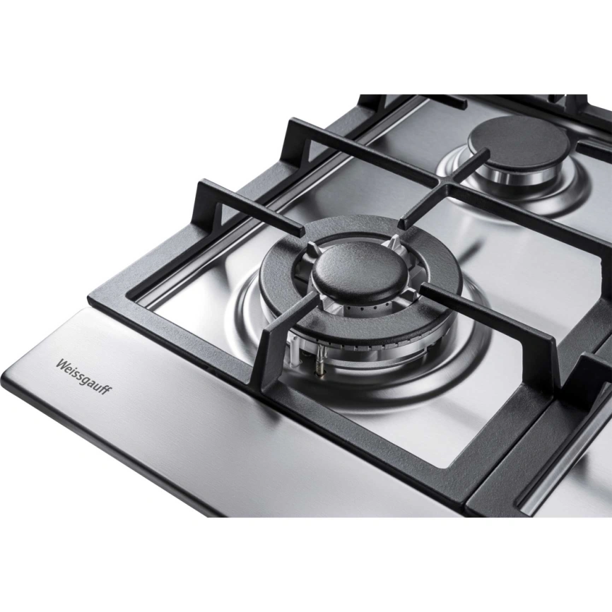 Газовая варочная панель Weissgauff HGG 641 XH Stainless Steel фото 3