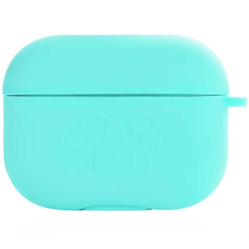 Силиконовый чехол Gurdini для AirPods Pro 2 Mint фото 3