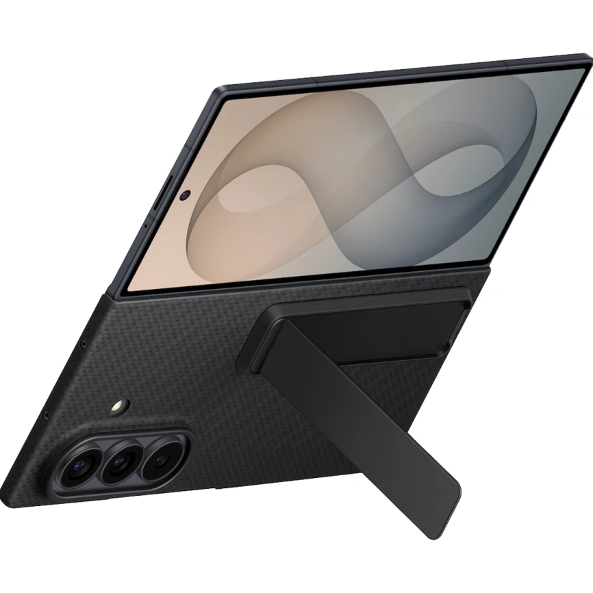 Чехол Samsung Carbon StanDing Case для Galaxy Z Fold8 Ultra Black фото 1