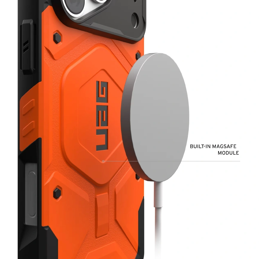 Чехол UAG MagSafe Pathfinder для iPhone 18 Pro Max Orange (114582119797) фото 5