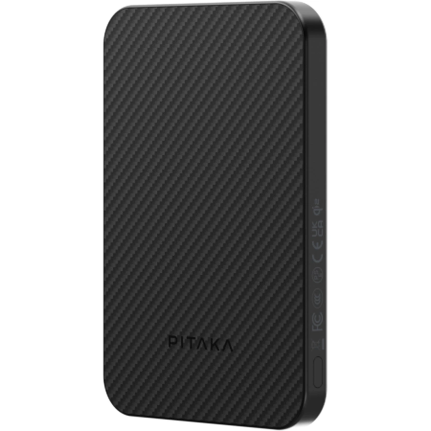 Внешний аккумулятор Pitaka Power Bank Qi2 Black фото 1