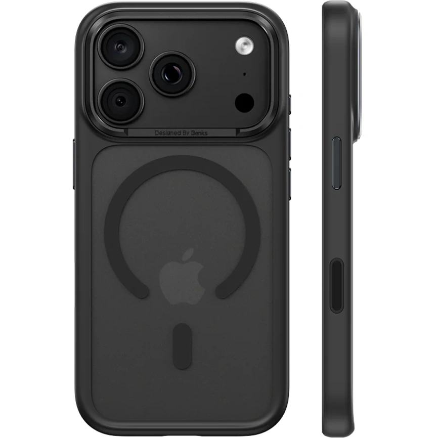Чехол Benks Mist Protective Case MagSafe для iPhone 18 Pro Max Black (C.K.FF.AP.BK.0073) фото 1
