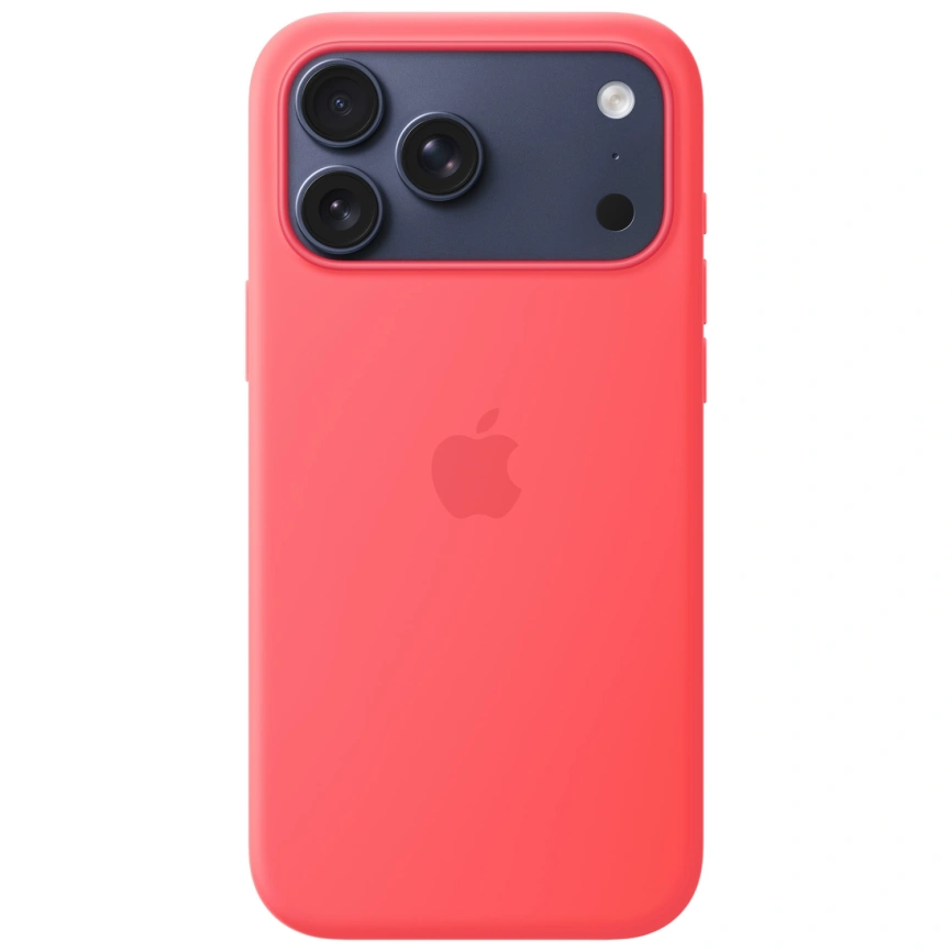 Чехол Apple Silicone Case with MagSafe для iPhone 18 Pro Max Bright Guava фото 3