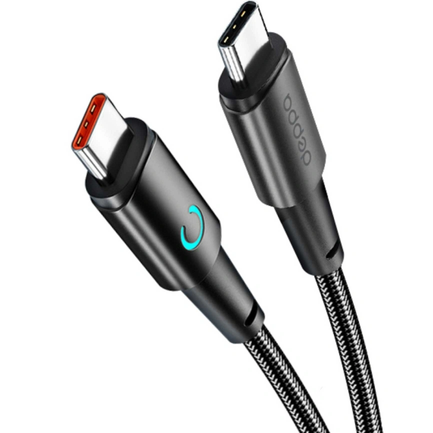 Кабель Deppa USB-C/USB-C 1,5m Black (72524) фото 2