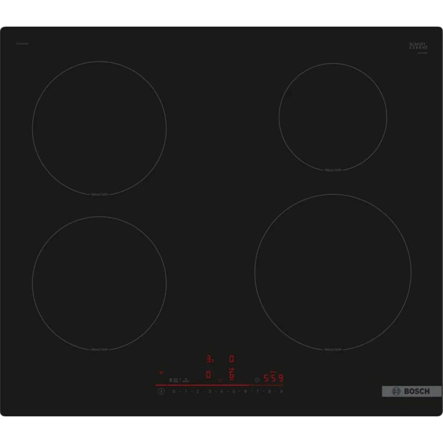 Индукционная варочная панель Bosch Serie 6 PIE61RHB1E Black фото 1