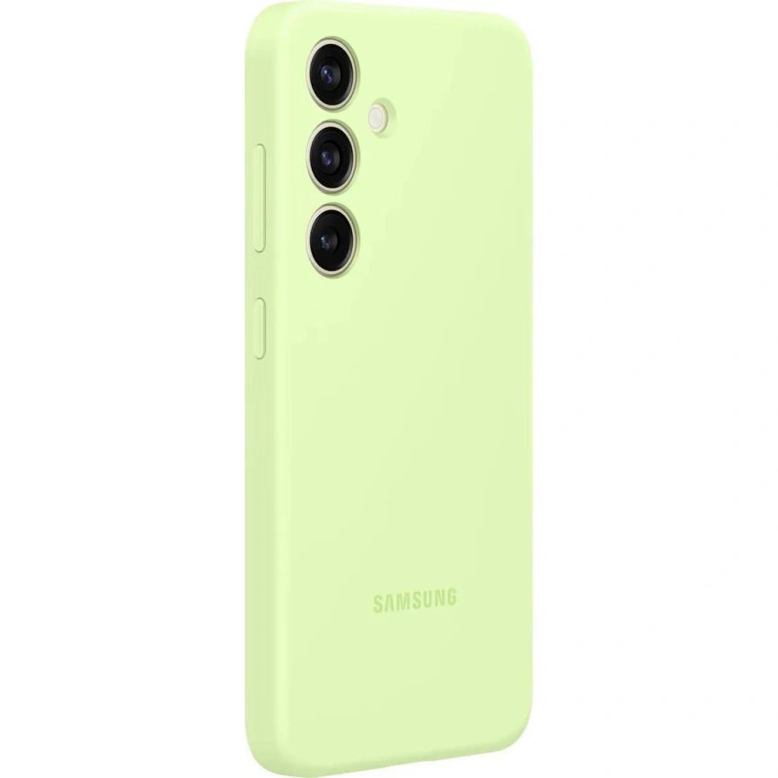 Чехол Samsung Silicone Case для S24 Light Green фото 5