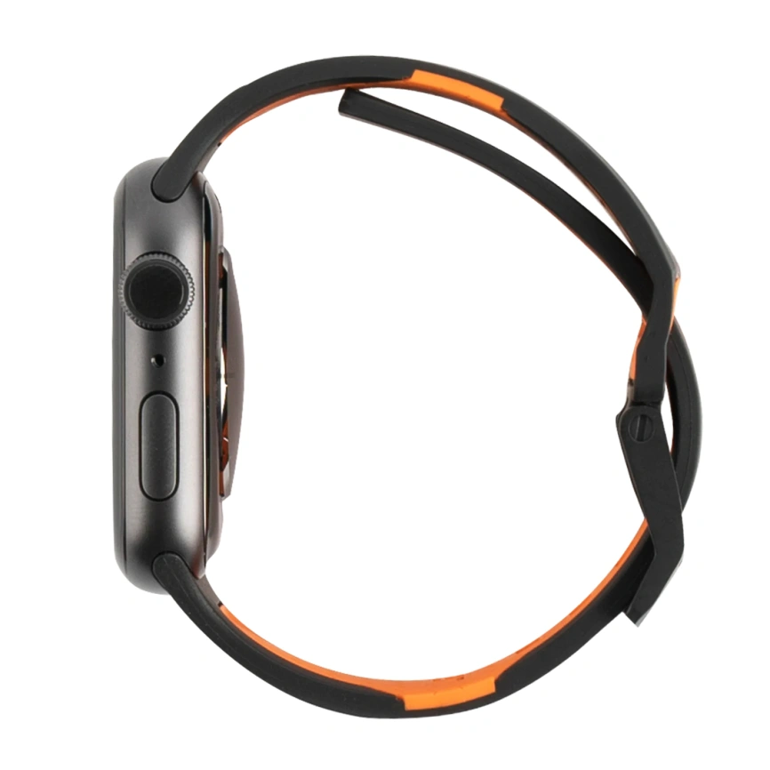 Ремешок UAG Civilian Strap 45mm Apple Watch Black/Orange (19148D114097) фото 2