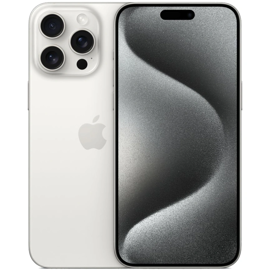 Смартфон Apple iPhone 15 Pro Dual Sim 1Tb White Titanium фото 1