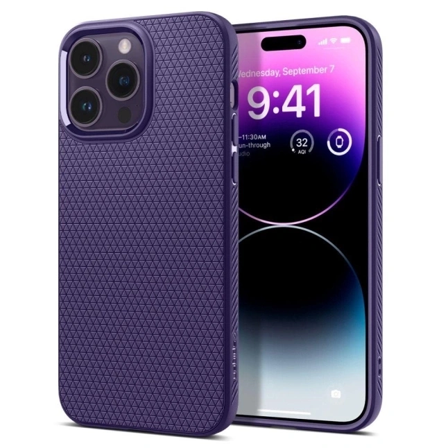 Чехол Spigen Liquid Air для iPhone 14 Pro (ACS05578) Violet фото 3