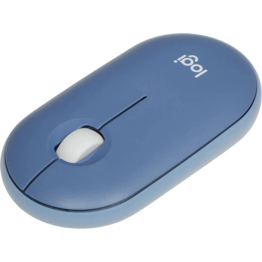 Беспроводная мышь Logitech Pebble M350 Blueberry (910-006655) фото 2