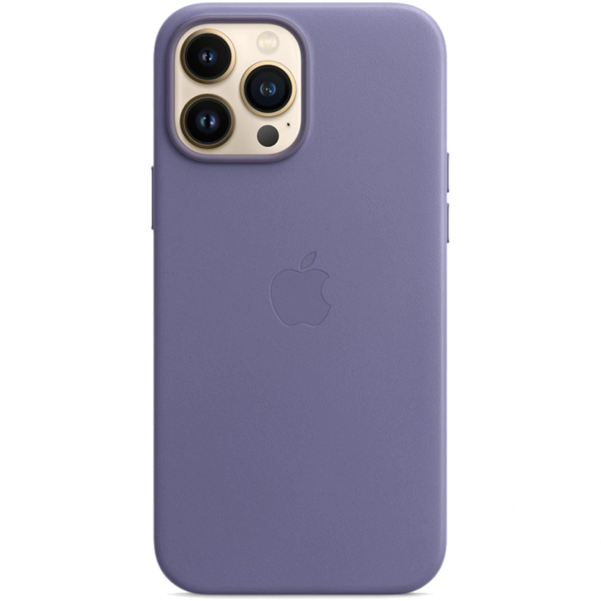 Кожаный чехол Apple MagSafe для iPhone 13 Pro Max Сиреневая глициния фото 2