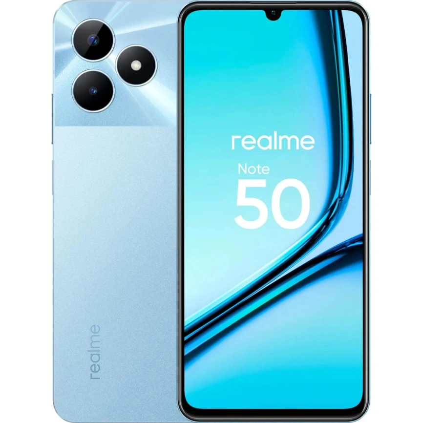 Смартфон Realme Note 50 4/128Gb Sky Blue фото 1