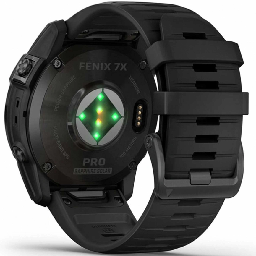 Умные часы Garmin Fenix 7X Pro Solar Edition (010-02778-11) Black фото 4